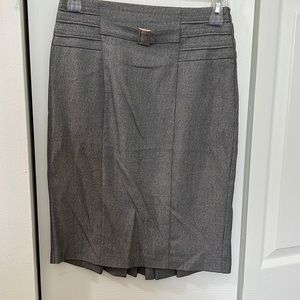 Junior gray suit set.  Skirt size 0 and jacket size XS